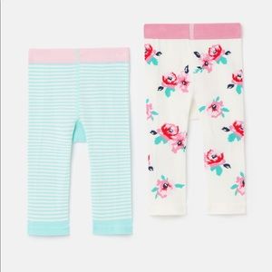 Joules Baby Knit Leggings 2 Pack 0-24 Months